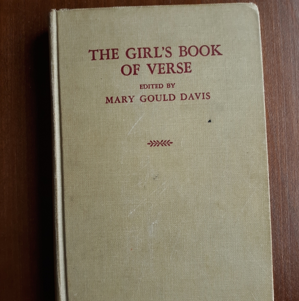 Girls Book of Verse Vintage Book